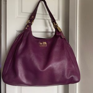 Coach Madison Maggie Purple Large Bag